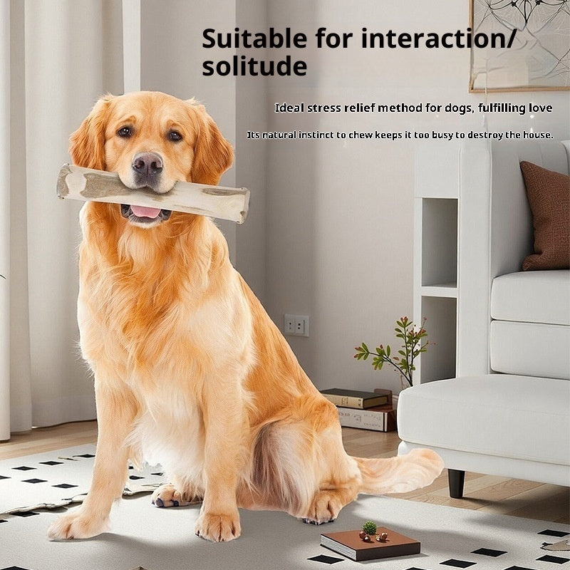 HKM-0659005 Natural Coffee Wood Dog Chew Stick in Various Sizes and Styles