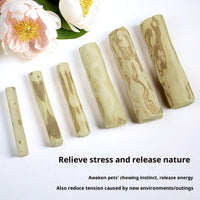 HKM-0659005 Natural Coffee Wood Dog Chew Stick in Various Sizes and Styles