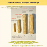HKM-0659005 Natural Coffee Wood Dog Chew Stick in Various Sizes and Styles