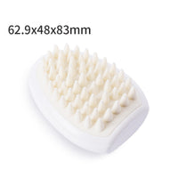 HKM-0661949 Silicone Pet Hair Comb for Cats and Dogs - Non-Slip Massage Brush in Beige