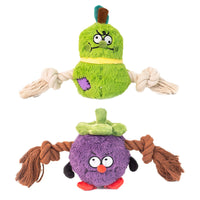 HKM-0663613 Interactive Plush Rope Knot Dog Toy for Tug of War and Dental Care