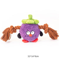 HKM-0663613 Interactive Plush Rope Knot Dog Toy for Tug of War and Dental Care
