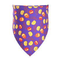 HKM-0663741 Halloween Triangle Scarf for Dogs - Fun Pumpkin, Witch, and Bone Designs, 45x45x65cm, Polyester