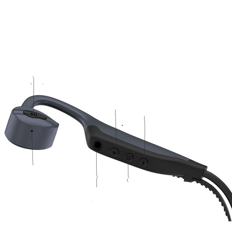 HKM-066515 Waterproof Bone Conduction Bluetooth Headset with 4-16GB Memory and 10m Range