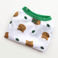 HKM-0666685 Lightweight Summer Vest for Small Dogs with Adorable Squirrel and Bear Designs
