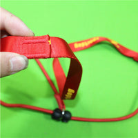 HKM-0666941 Durable Nylon Training Rope for Medium and Large Dogs - 2m Long, Black/Red