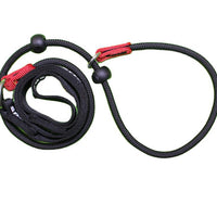 HKM-0666941 Durable Nylon Training Rope for Medium and Large Dogs - 2m Long, Black/Red