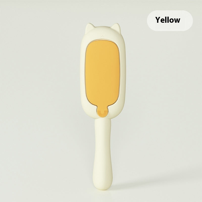 HKM-0667709 Pet Hair Removal Brush for Dogs and Cats - ABS Plastic, 22x6x5.5cm, Available in Green, Blue, Yellow