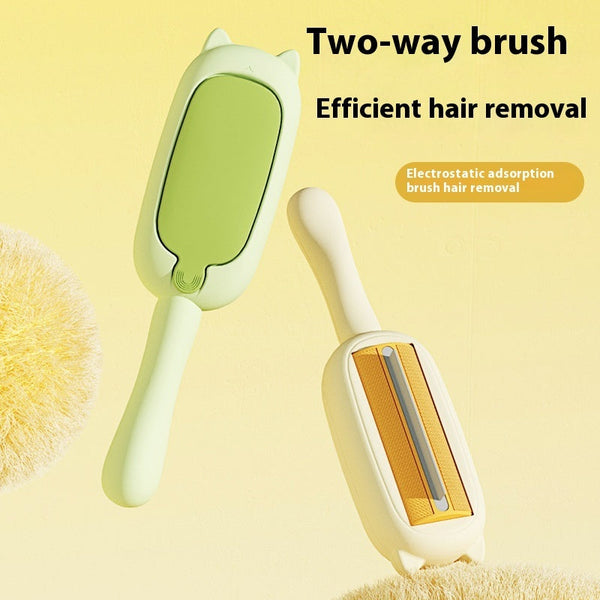 HKM-0667709 Pet Hair Removal Brush for Dogs and Cats - ABS Plastic, 22x6x5.5cm, Available in Green, Blue, Yellow