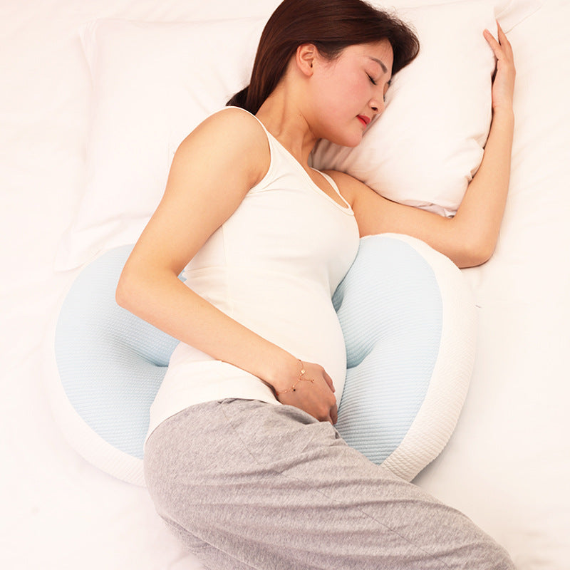 HKM-066771 Adjustable Maternity Waist Protection Side Sleeping Pillow - Multiple Color Options Available