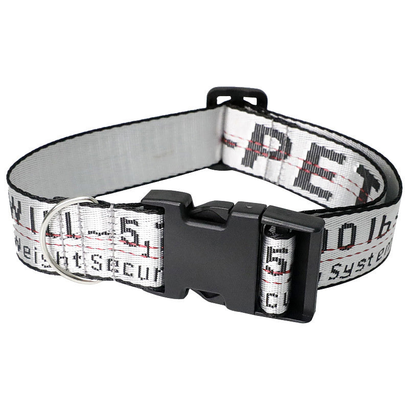 HKM-066835 Stylish Nylon Pet Leash with Matching Collar for Small, Medium, and Large Dogs