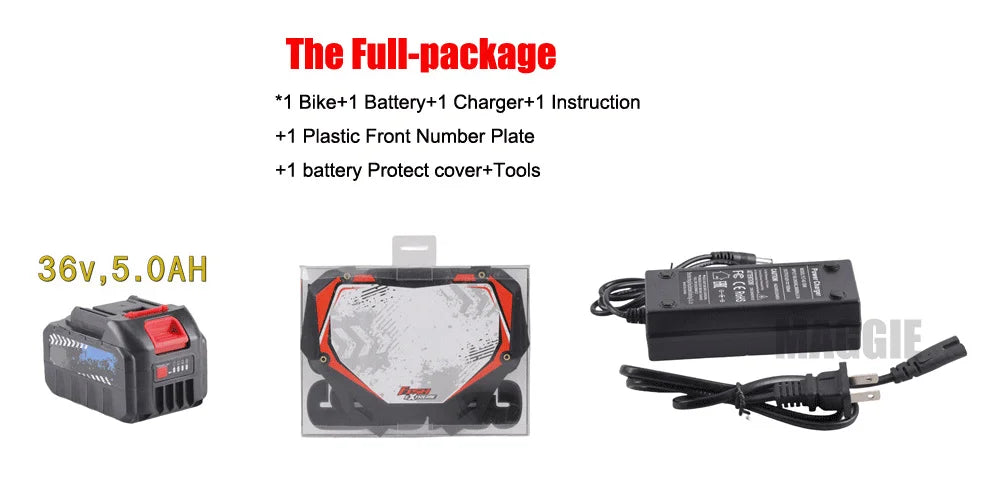HKM-066899 Children's Electric Balance Bike 16" Aluminum Alloy Rim 36V 350W, Disc Brake, Central Lithium Battery, 2 Speed Options
