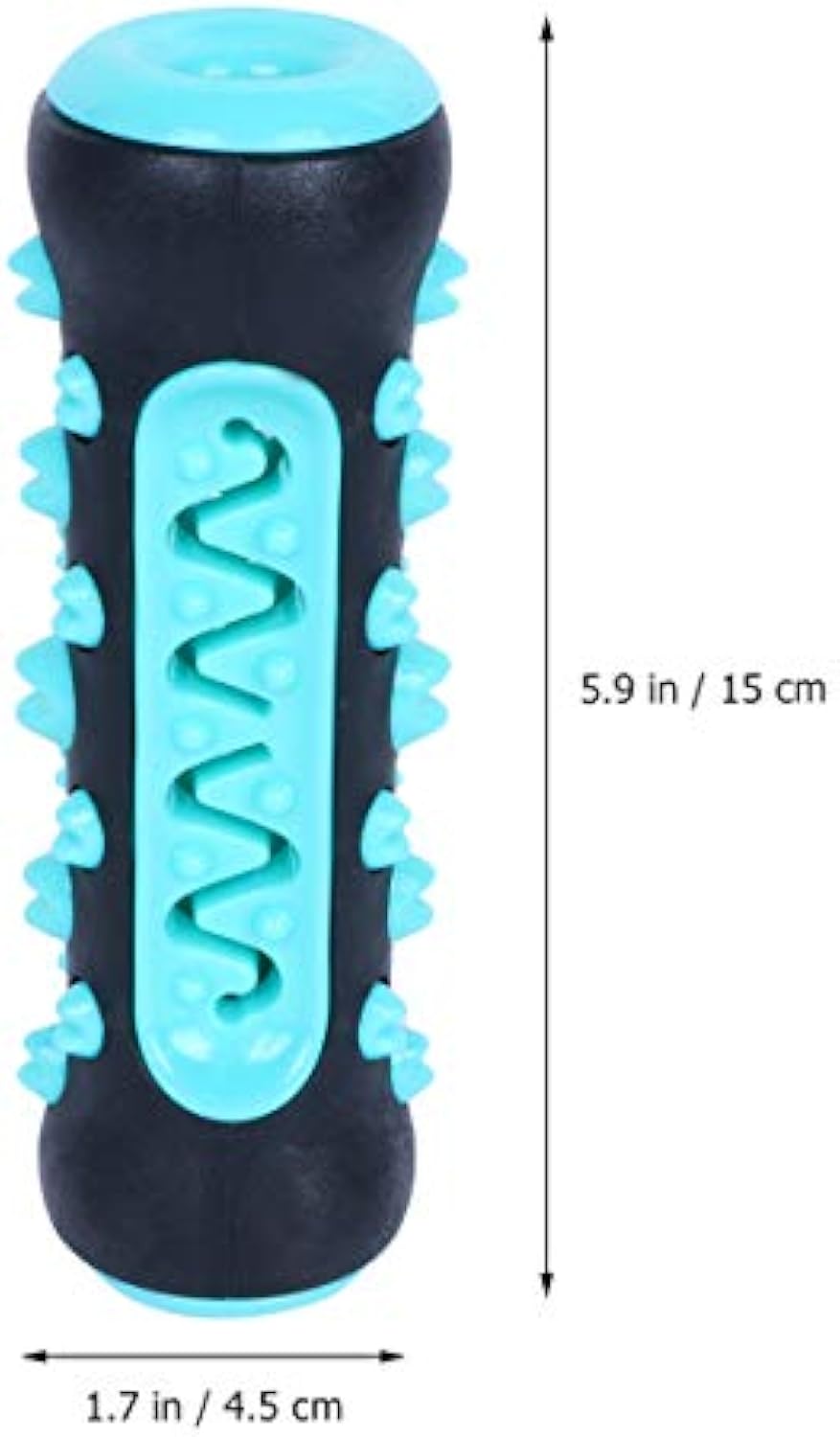 HKM-0669373 Natural Rubber Dog Toothbrush Chew Toy for Dental Cleaning and Teething Relief
