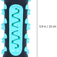 HKM-0669373 Natural Rubber Dog Toothbrush Chew Toy for Dental Cleaning and Teething Relief