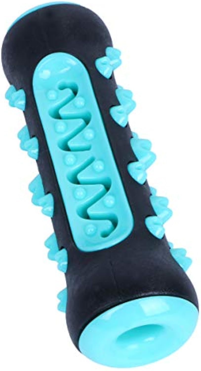 HKM-0669373 Natural Rubber Dog Toothbrush Chew Toy for Dental Cleaning and Teething Relief