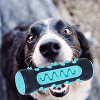 HKM-0669373 Natural Rubber Dog Toothbrush Chew Toy for Dental Cleaning and Teething Relief