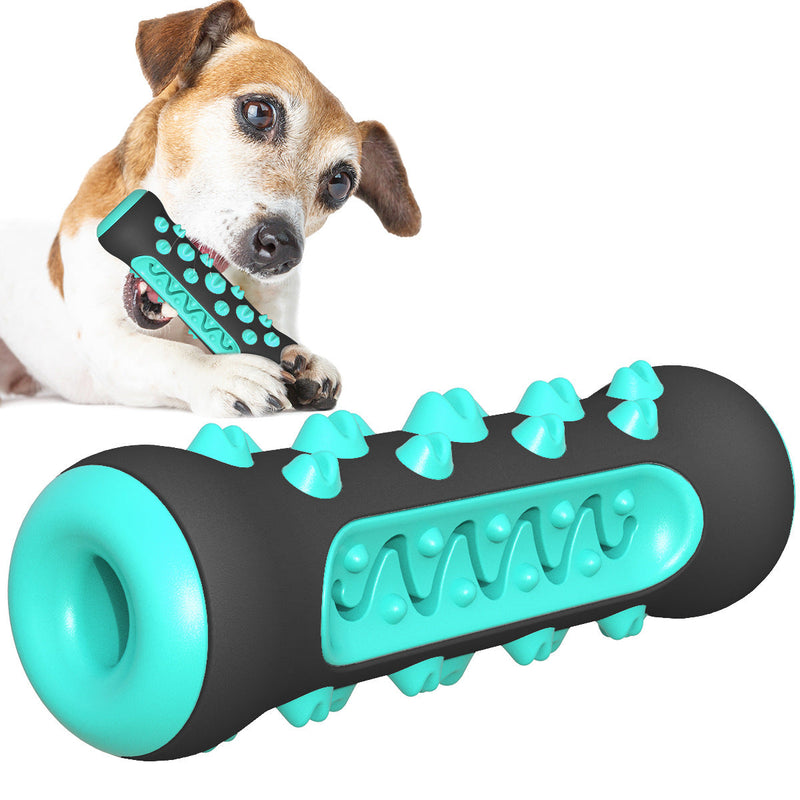 HKM-0669373 Natural Rubber Dog Toothbrush Chew Toy for Dental Cleaning and Teething Relief