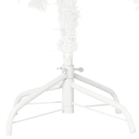 HKM-067091 White 94.5" Pre-Lit Artificial Christmas Tree with Multicolored Lights and Ball Set
