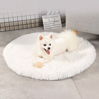 HKM-0671933 Medium Dog Winter Warm Pet Blanket - PV Velvet Round Dog Pad in Various Colors and Sizes