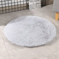 HKM-0671933 Medium Dog Winter Warm Pet Blanket - PV Velvet Round Dog Pad in Various Colors and Sizes