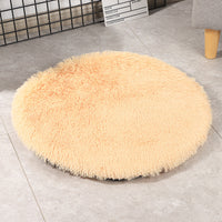 HKM-0671933 Medium Dog Winter Warm Pet Blanket - PV Velvet Round Dog Pad in Various Colors and Sizes