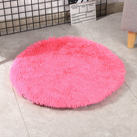 HKM-0671933 Medium Dog Winter Warm Pet Blanket - PV Velvet Round Dog Pad in Various Colors and Sizes