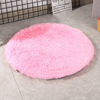 HKM-0671933 Medium Dog Winter Warm Pet Blanket - PV Velvet Round Dog Pad in Various Colors and Sizes