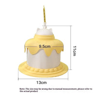 HKM-0672061 Multifunctional Pet Cake Shaped Feeding Bowl ¨C Available in Multiple Colors for Cats and Dogs