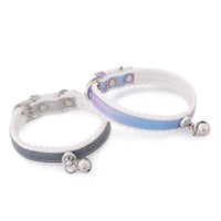 HKM-0673853 Gradient Color Cat Collar with Bell - Adjustable PU Material, Suitable for All Seasons