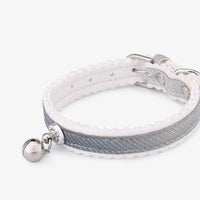 HKM-0673853 Gradient Color Cat Collar with Bell - Adjustable PU Material, Suitable for All Seasons