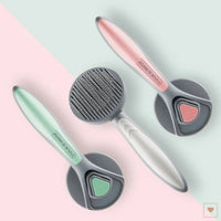HKM-067411 Self-Cleaning Pet Comb for Cats and Dogs - Massage & Remove Floating Hair
