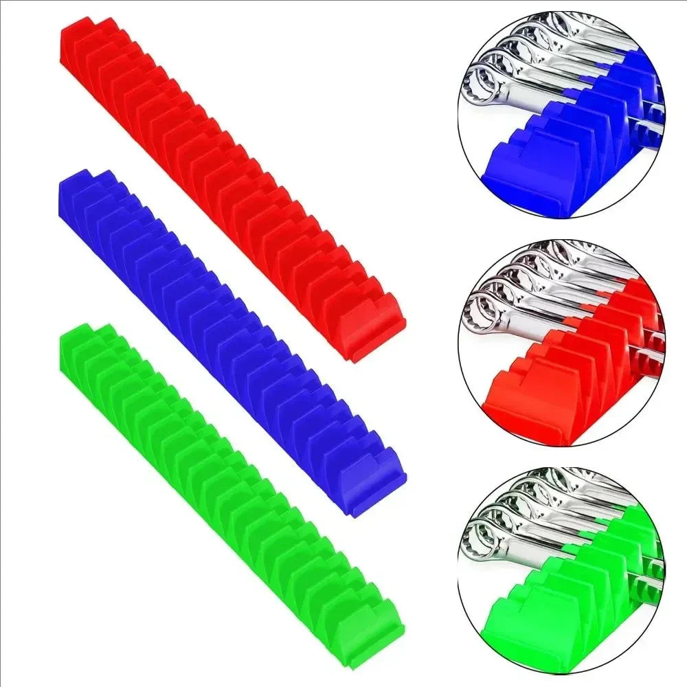 HKM-067667 48-Piece Magnetic Wrench Organizer Set for Tool Box Drawer Storage and Organisation