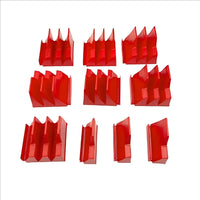 HKM-067667 48-Piece Magnetic Wrench Organizer Set for Tool Box Drawer Storage and Organisation
