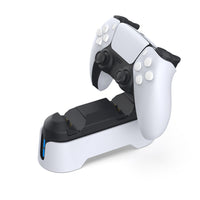 HKM-067667 Dual-Seat PS5 Gamepad Charger with TYPE-C Connection and Display Light
