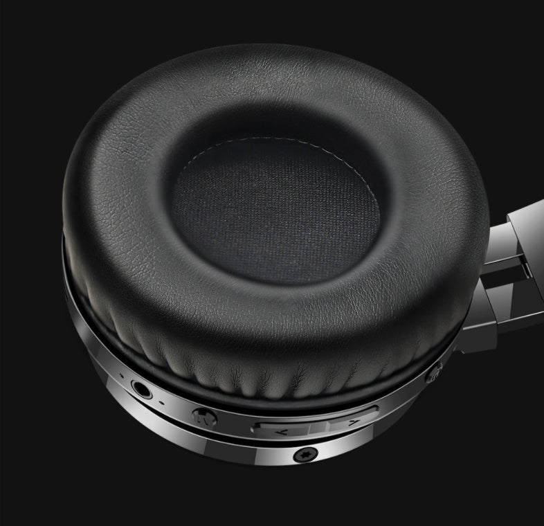 HKM-067667 Wireless Bluetooth Folding Headset with 3.5mm Plug and 40mm Driver - High Sensitivity and Distortion Rate of 1%