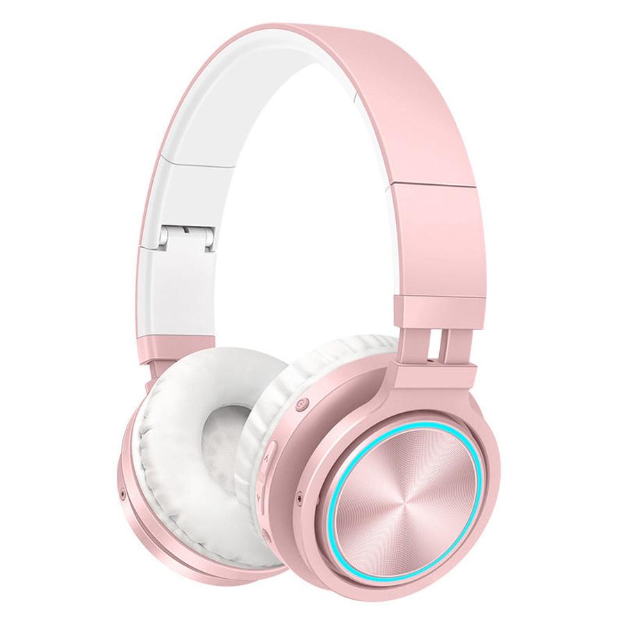 HKM-067667 Wireless Bluetooth Folding Headset with 3.5mm Plug and 40mm Driver - High Sensitivity and Distortion Rate of 1%