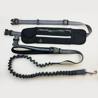 HKM-0677437 Waterproof Sports Running Waist Bag with Leash - Durable Polyester, Multiple Color Options
