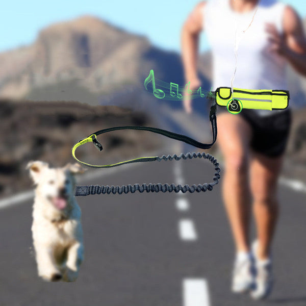 HKM-0677437 Waterproof Sports Running Waist Bag with Leash - Durable Polyester, Multiple Color Options