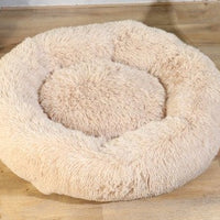 HKM-0677693 Plush Round Pet Nest for Cats and Dogs in Various Colors and Sizes