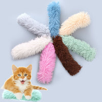 HKM-0678461 Cat Self-Hi Plush Toy with Catnip and Bite-Resistant Material - Multiple Colors Available, 30cm Long
