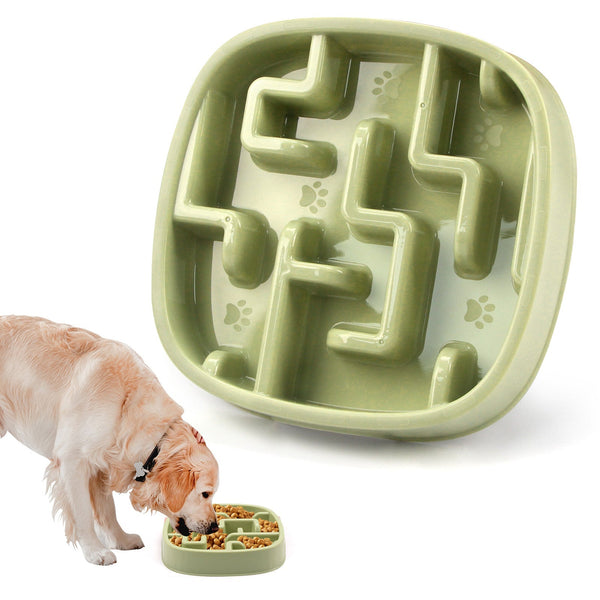 HKM-0679101 Maze Slow Feeding Bowl for Dogs and Cats - Anti-Choking Design to Promote Healthy Eating and Prevent Obesity - Available in Macaron Colors