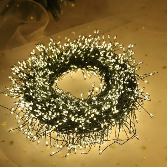 HKM-067923 Copper Wire LED Lighting Chain for Christmas Decoration – USB and Battery Operated Options Available, 4 Color Choices, IP44 Rated
