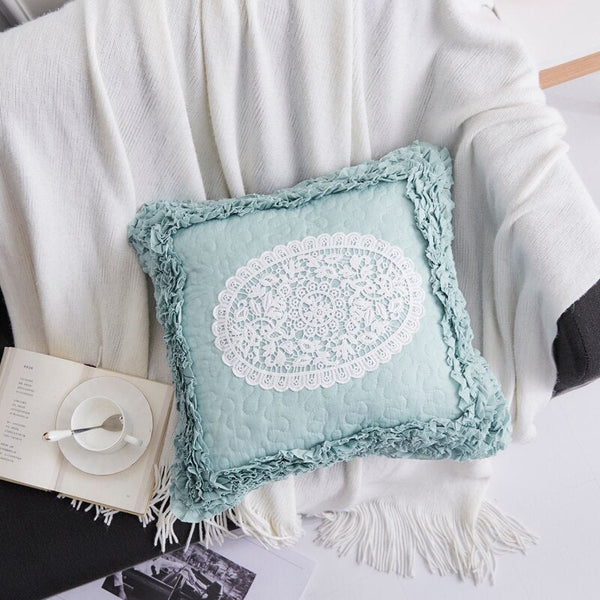 HKM-067923 Korean Style Cotton Pillowcase - 45x45cm Cute Design
