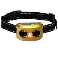 HKM-0679613 Dog Bark Control Vibration and Shock Collar, X-Shaped Yellow & 8-Shaped White