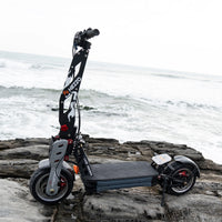 HKM-067987 Powerful Electric Offroad Scooter, 8000W Dual Motors, 90Km/h Max Speed, 12 Inch Fat Tires, 80-100Km Range, Foldable, Waterproof