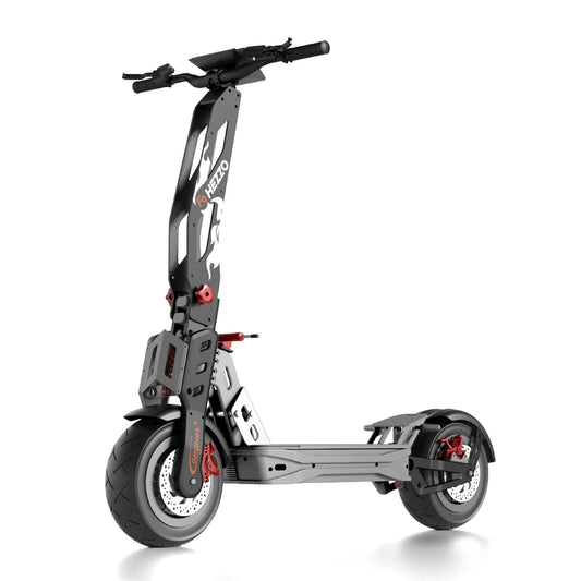 HKM-067987 Powerful Electric Offroad Scooter, 8000W Dual Motors, 90Km/h Max Speed, 12 Inch Fat Tires, 80-100Km Range, Foldable, Waterproof