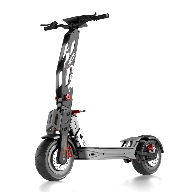HKM-067987 Powerful Electric Offroad Scooter, 8000W Dual Motors, 90Km/h Max Speed, 12 Inch Fat Tires, 80-100Km Range, Foldable, Waterproof