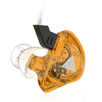 HKM-067987 Sports Ear-Wrap Earphones with Noise Reduction and Silicone Earplugs - Multi-Color Options Available