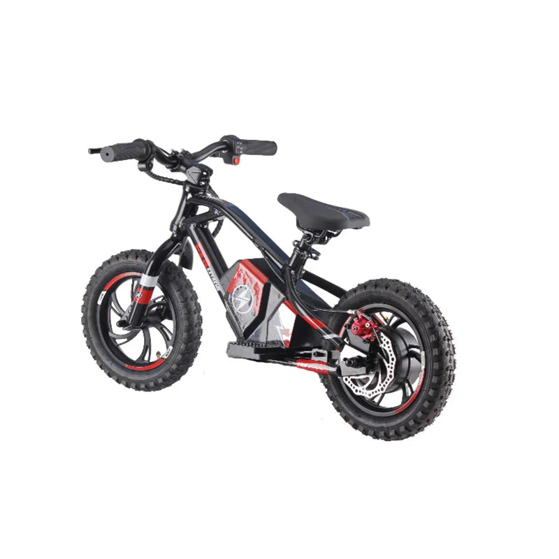 HKM-068051 36V 5AH Electric Balance Bike for Kids with 3-Speed Gears and Disc Brake