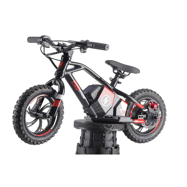 HKM-2068051 12 Inch Electric Balance Bike FXB02 for Kids, 200-250W Brushless Rear Hub 36V 5Ah Battery 3 Speed Gears Disc Brake